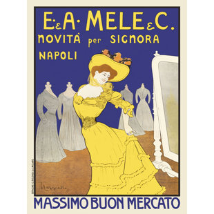 MCGAW GRAPHICS 'Massimo Buon Mercato, 1902' Vintage Advertisement by Leonetto Cappiello Print