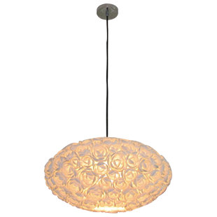 BRAYDEN STUDIO® Tathana 1 - Light Cream Single Pendant
