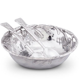 Arthur Court Designs Tuscan Aluminum Salad Bowl