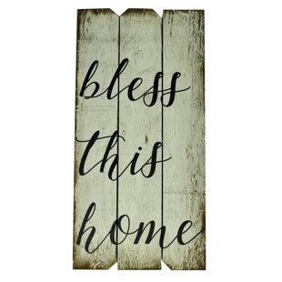 BOULDER INNOVATIONS 'Bless This Home' Wall Décor