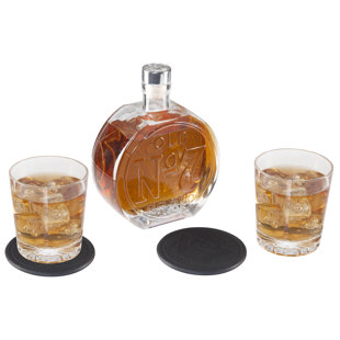 JACK DANIEL'S LIFESTYLE PRODUCTS 5 Piece Whiskey Decanter Set