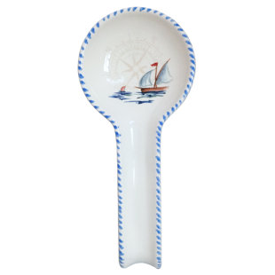 ABBIAMO TUTTO Ceramic Oval Spoon Rest