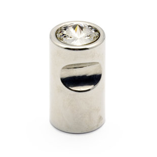 RICHELIEU Swarovski Crystal 5/8" Diameter Cylindrical Knob