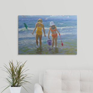 GREAT BIG CANVAS 'Gone Fishing' Painting on Canvas
