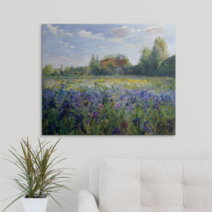 FLEUR DE LIS LIVING Yonkers " Evening At The Iris Field " by Timothy Easton