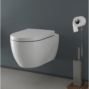 CeraStyle By Nameeks City 1.2 Gallons GPF Round Wall Mounted Kit (Seat Included)