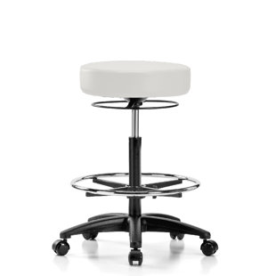 PERCH CHAIRS & STOOLS Height Adjustable Medical Stool with Foot Ring