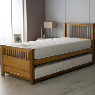 AIRSPRUNG BEDS Falmouth Solid Wood Single (3') Daybed with Trundle