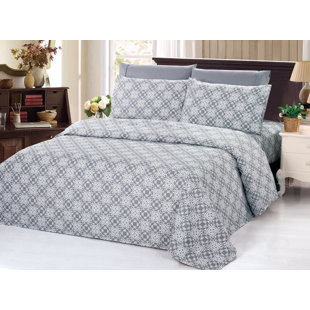BAMBOO LIVING 2000 Bamboo Rayon Geometric Sheet Set