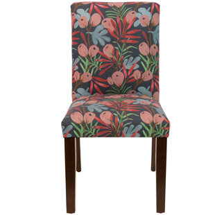 BAYOU BREEZE Vidal Cotton Dining Chair in Pink/Blue/Green
