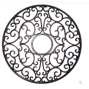 CEILING ART STORE H W 0.75'' D Wood Ceiling Medallion