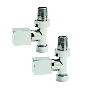 BELFRY HEATING Radiator Valves 15mm x 1/2" (Set of 2)