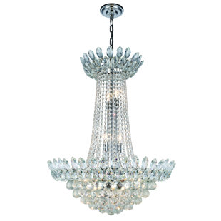 ROSDORF PARK Glendora 13 - Light Dimmable Empire Chandelier