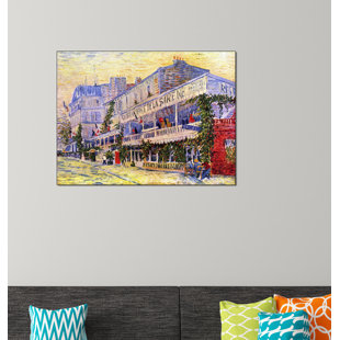 ASTORIA GRAND Holzbild Das Restaurant Sirene von Vincent Van Gogh