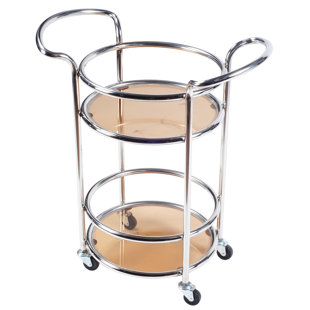 COSMOPOLITAN FURNITURE Durable Mobile Kitchen Cart