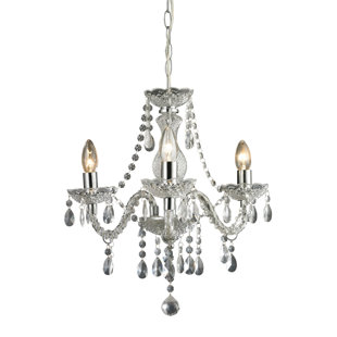 GEMMA VIOLET Abernathy 3 - Light Dimmable Empire Chandelier