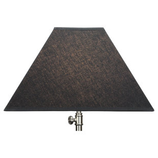 FENCHEL SHADES 6" H x 11" W Square Lamp Shade - (Spider Attachment)