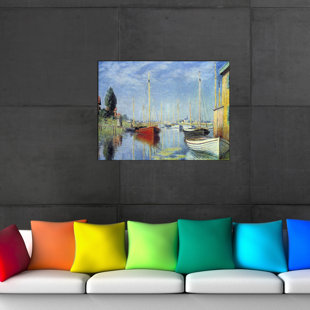 LONGSHORE TIDES Claude Monet - Wrapped Canvas Painting