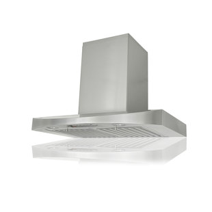 Kobe Range Hoods 36" Stainless Steel 700 CFM Ducted (Vented) Wall Range Hood with Baffle Filter