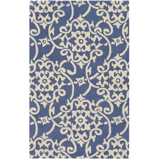 LANGLEY STREET® Elsberry Handmade Wool Violet/Butter Rug