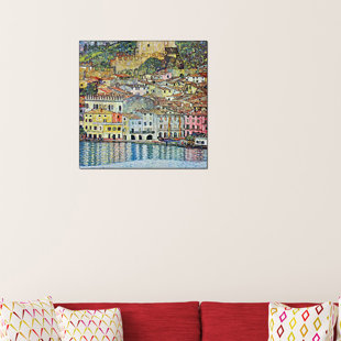 EAST URBAN HOME Poster „Malcena am Gardasee“ von Gustav Klimt, Kunstdruck