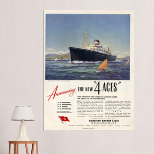 LONGSHORE TIDES Wrapped Canvas Print