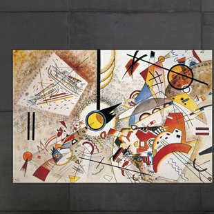 EAST URBAN HOME Holzbild Senza Titolo 1923 von Wassily Kandinsky