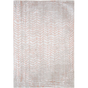 LOUIS DE POORTERE Mad Men Abstract Hand Woven Grey Area Rug