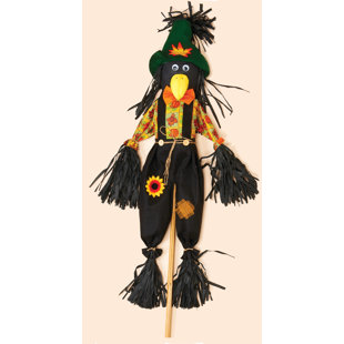 THE HOLIDAY AISLE® Crow on Pole Garden Stake