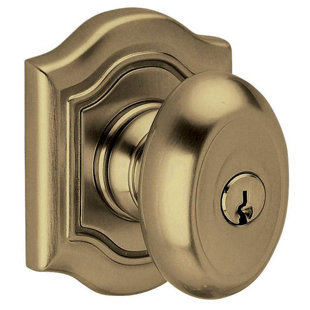 BALDWIN Bethpage Keyed Door Knob