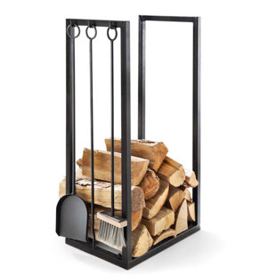 17 STORIES Pinellas 35Cm W Metal Log Rack