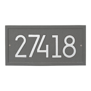 WHITEHALL PRODUCTS Modern Address Plaque