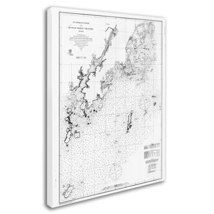 TRADEMARK FINE ART Lantern Press " Map 14 " by Lantern Press