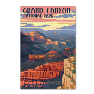 TRADEMARK FINE ART Lantern Press " National Park 2 " by Lantern Press