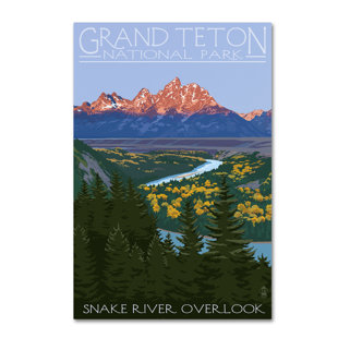 TRADEMARK FINE ART Lantern Press " National Park 10 " by Lantern Press