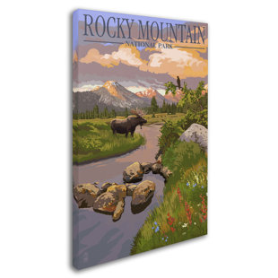 TRADEMARK FINE ART Lantern Press " National Park 11 " by Lantern Press