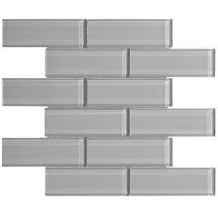WS TILES® Premium 2" x 6" Straight Edge Glass Mosaic Subway Tile