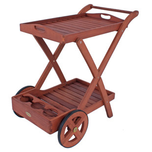 KAMPEN LIVING Pauline Wood Bar Cart