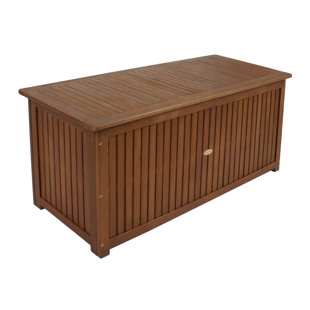 WFX Utility 133cm W Deck Box in Brown/Acacia Wood