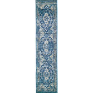 BUNGALOW ROSE Wimpole Performance Blue Rug