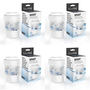 DRINKPOD LLC Bluefall GE MWF SmartWater Compatible Refrigerator Replacement Filter (Set of 4)