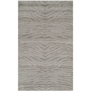 MARTHA STEWART RUGS Martha Stewart Silk & Wool Pile Animal Print Rug