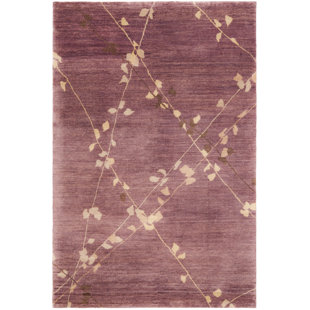 MARTHA STEWART RUGS Martha Stewart 100% Wool Pile Floral Rug