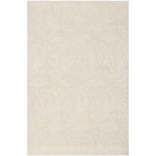 MARTHA STEWART RUGS Martha Stewart Silk & Wool Pile Floral Rug