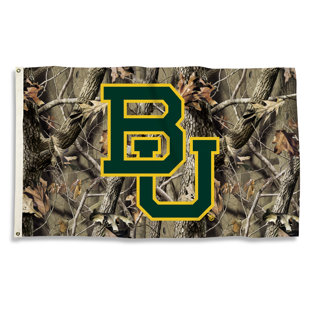 TEAM PRO-MARK NCAA Realtree Camo Polyester 36 x 60 in. House Flag