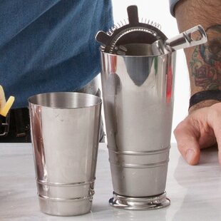 Crafthouse by Fortessa Signature Footed Boston Cocktail Shaker