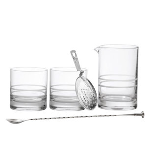 Crafthouse by Fortessa Signature 5 Piece Cocktail Mixing Bar Tool Set