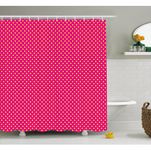 ISABELLE & MAX™ Acel Polka Dots Shower Curtain with Hooks Included