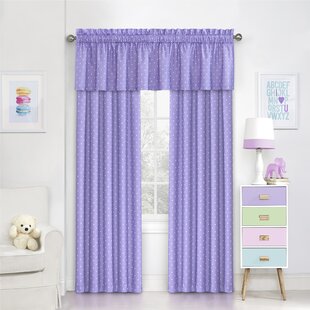 ECLIPSE Kids Polka Dots Polyester Room Darkening Curtain Panel