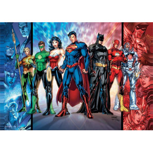 DC Comics Justice League 'Justice League' MightyPrint Wall Decor